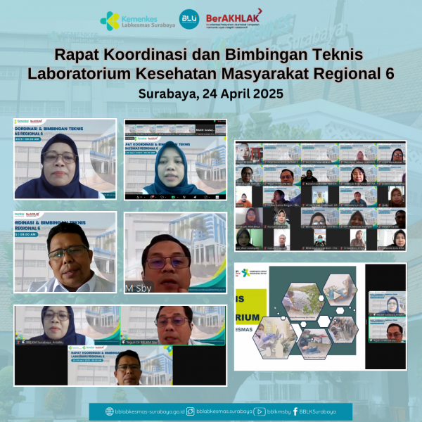 Rapat Koordinasi dan Bimbingan Teknis Labkesmas Regional 6: Tingkatkan Kolaborasi & Pemahaman Teknis